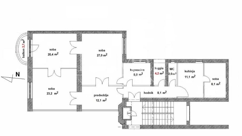 Apartment, 120 m2, For Sale, Zagreb - Donji Grad
