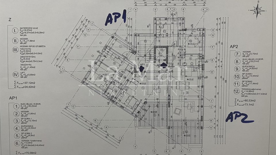 BRODARICA - Top gradnja, AP2 81.05 m2