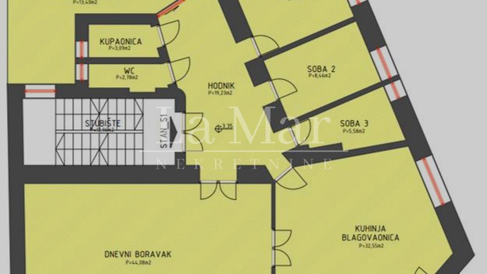 Appartamento, 155 m2, Vendita, Črnomerec
